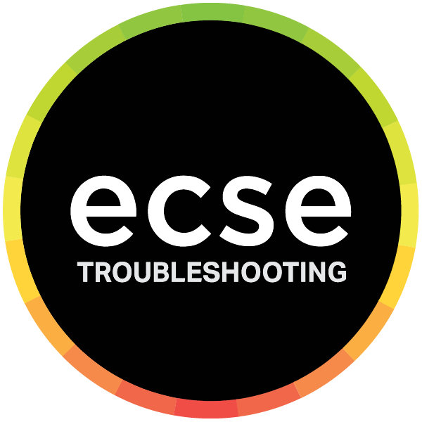 ECSE Troubleshooting
